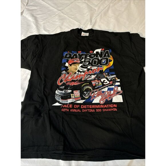 Competitors View Other - Vintage Dale Earnhardt Daytona 500 1998 Champion Determination TShirt 2XL E22